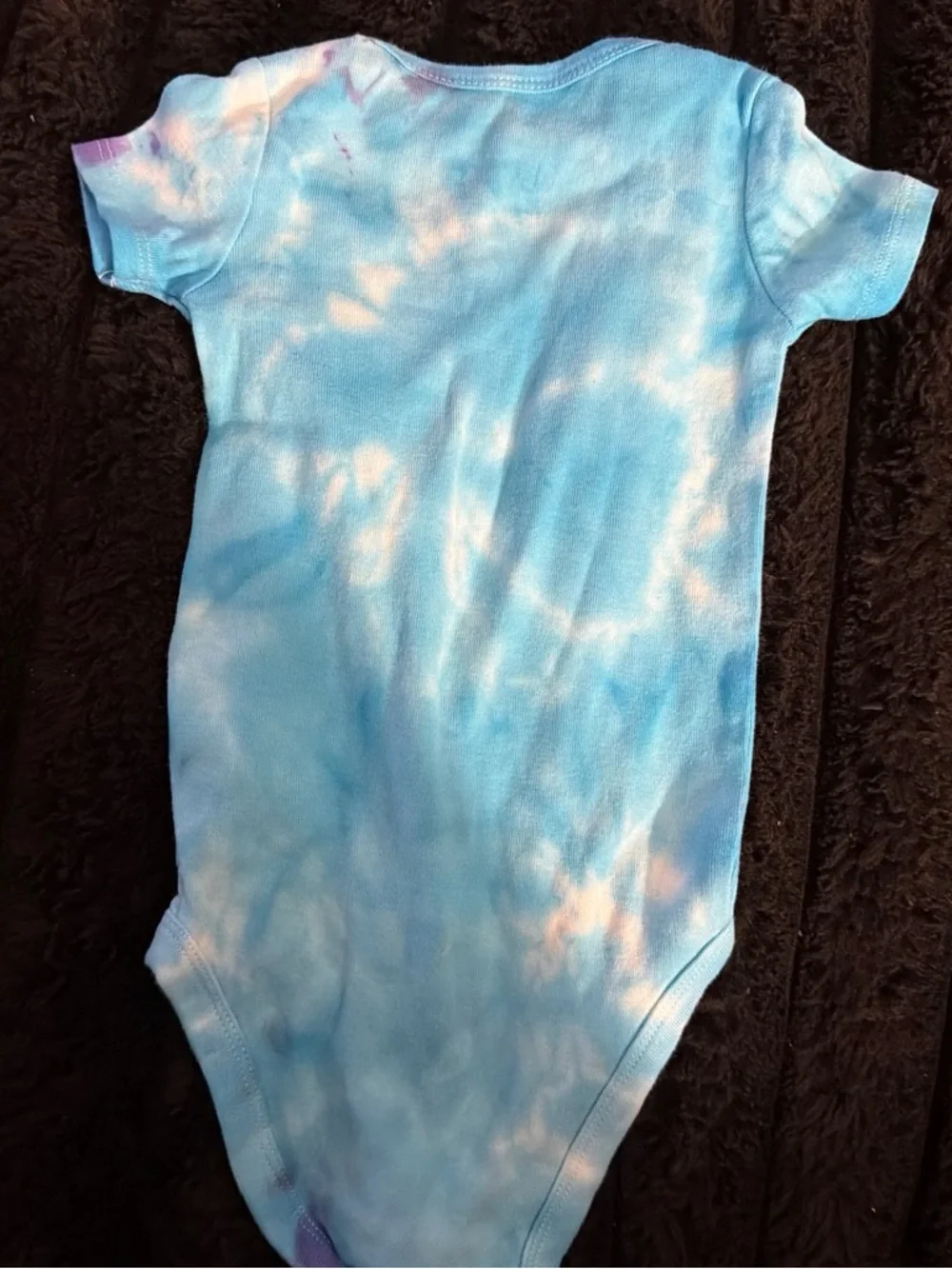 Tie-Dye Blue Baby One-Piece Bodysuit